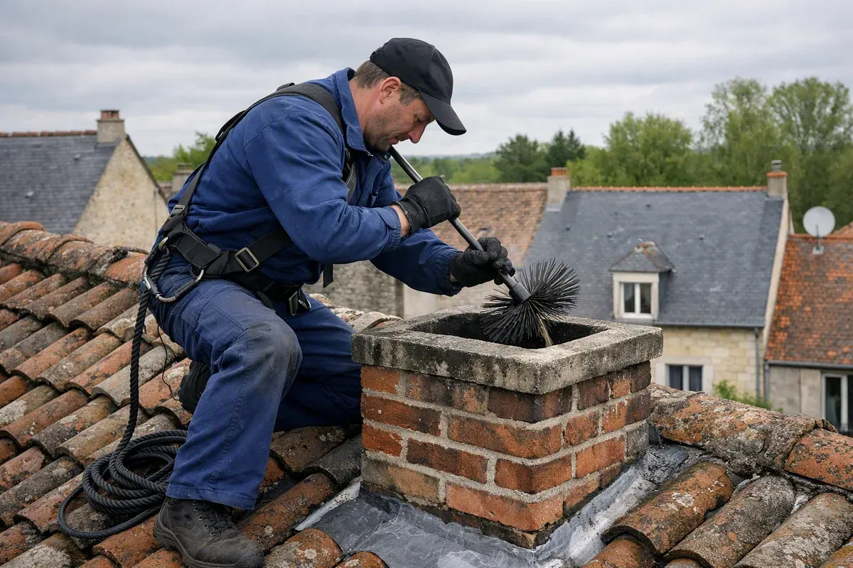 Prix d'un ramonage en 2026 : tout ce qu'il faut savoir avant d'appeler un ramoneur